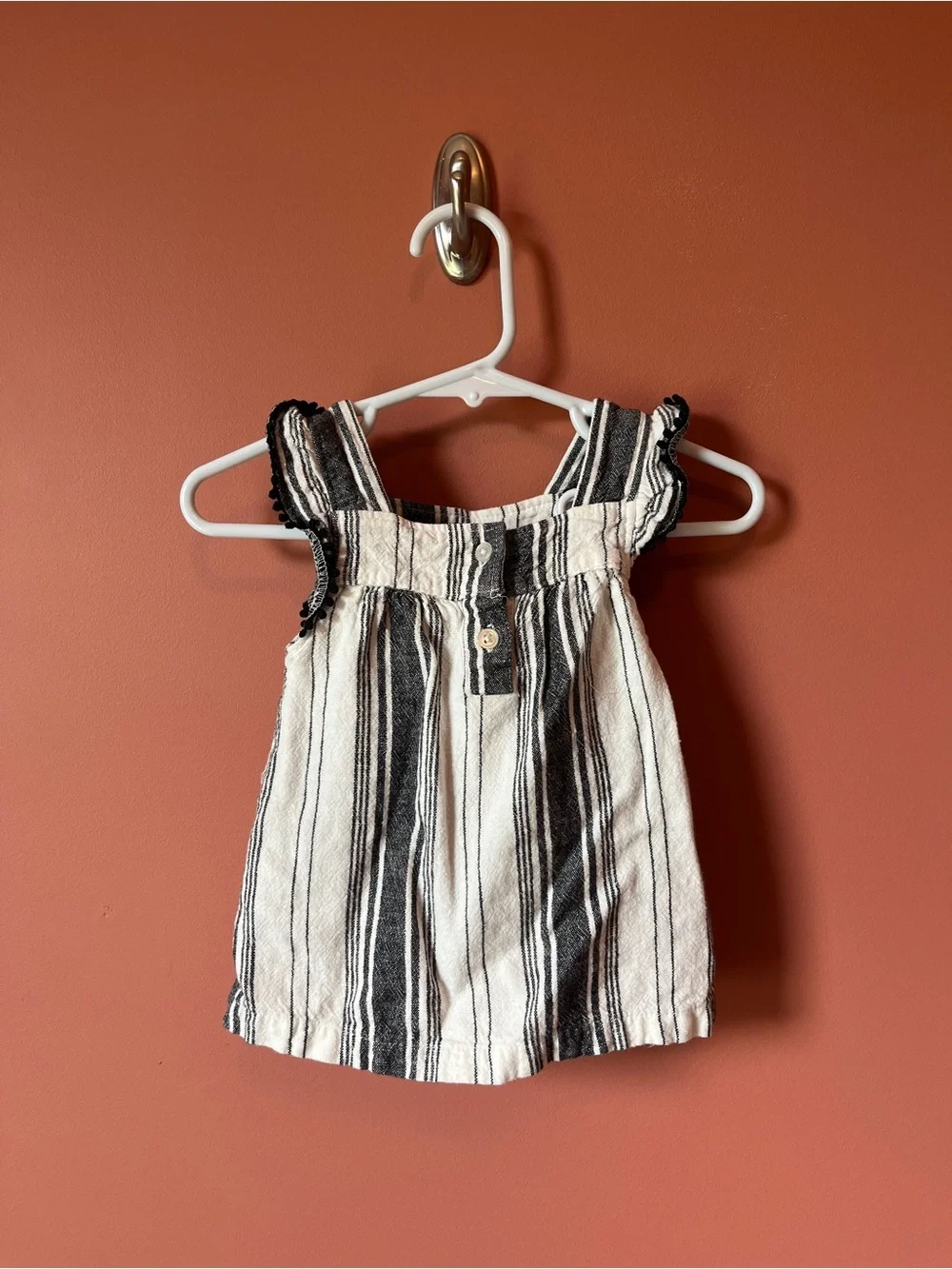 Carter's Black and White Striped Girls' Shorts